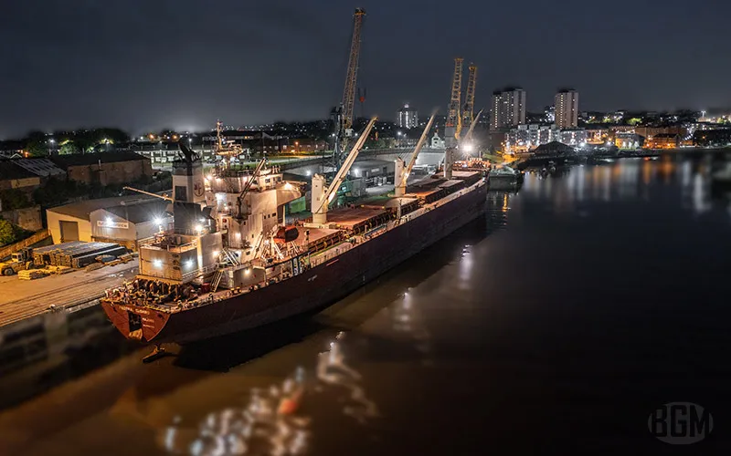 cargo ship docked at port representing sea cargo at Apapa Quays nglos lagos port complex by bgm investment