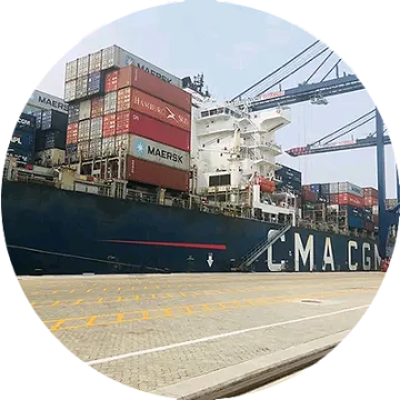 lekki deep sea port image of container ship