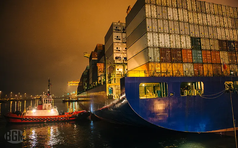 image of cargo ship with containers aboard for freight forwarders in lagos services page bgm